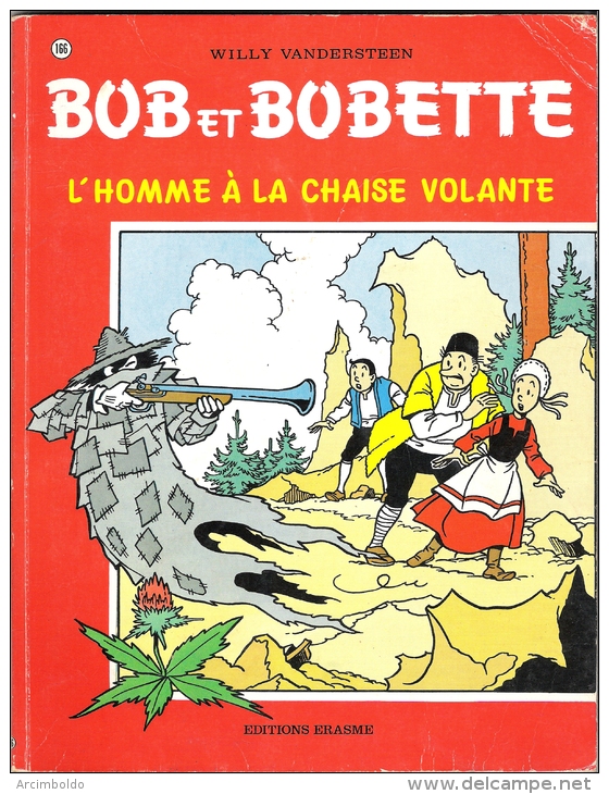 Bob Et Bobette N° 166 L'homme à La Chaise Volante EO 1977 - Bob Et Bobette