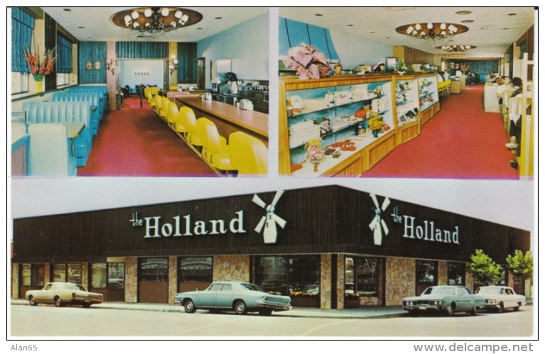 Portland OR Oregon, Holland Restaurant Interior View, Auto, C1960s/70s Vintage Postcard - Portland