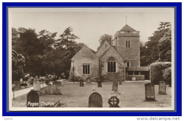 STOKE POGES CHURCH. (C.P.S.M.) - Buckinghamshire