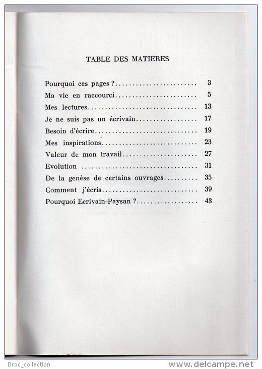 Confidences, Méditations Après Chasse, Jean Nard, 1984, Publi-Centre, Limoges, Envoi De L´auteur, 3 Scans - Limousin