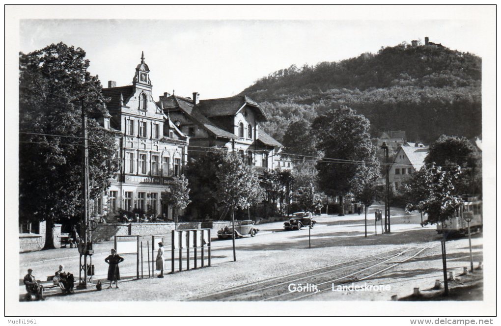 AK  Görlitz, HOG  Burghof, Ungel. 1960 - Görlitz
