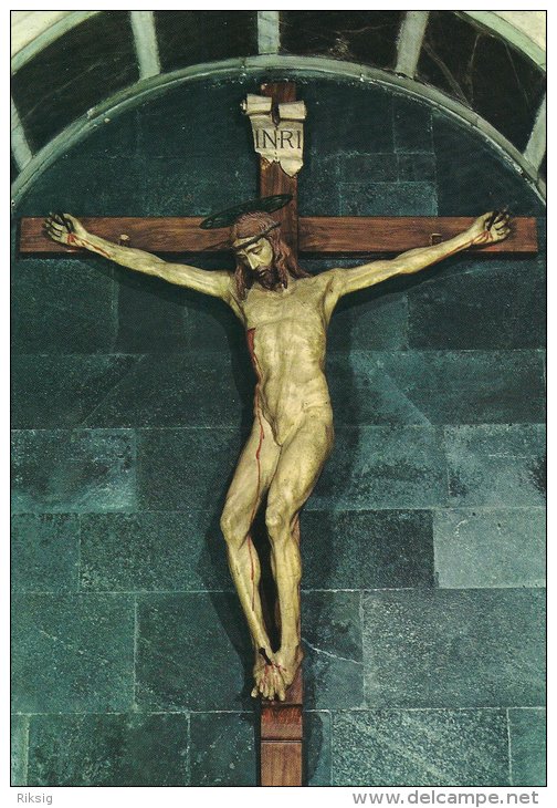 Firenze  Basillica Di S. Maria Novella.  Wooden Crucifix   # 01623 - Jesus