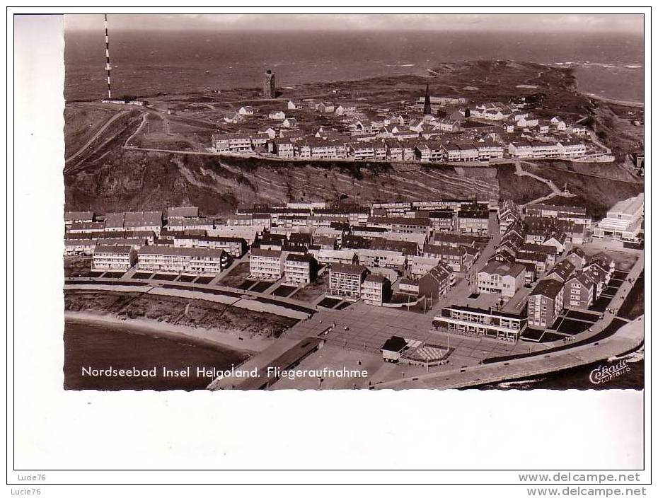 Nordseebad Insel HELGOLAND - Fliegeraufnahme  - N°  Cr  3776  61 - Helgoland