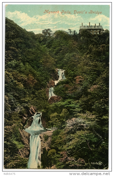 MYNACH FALLS : DEVIL'S BRIDGE - Cardiganshire