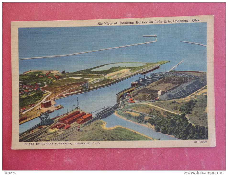 Conneaut,OH--Air View Of Conneaut Harbor--not Mailed--PJ226 - Autres & Non Classés