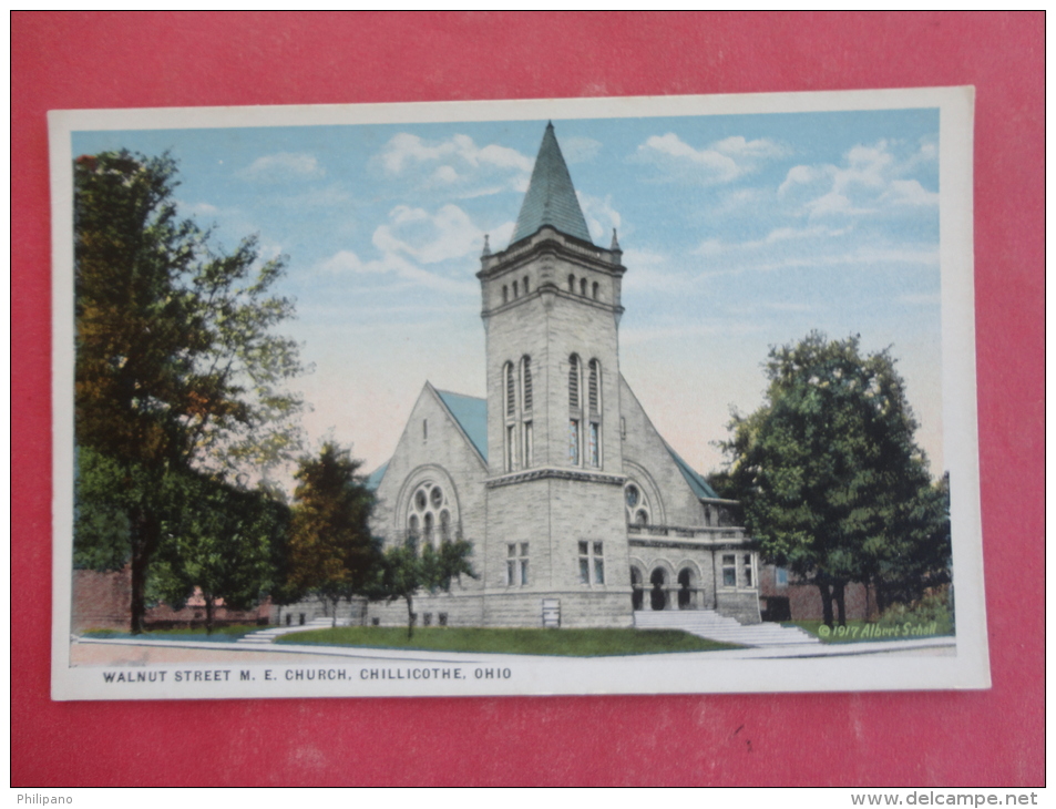 Chillicothe,OH--Walnut Street Methodist Episcopal Church--not Mailed--PJ226 - Autres & Non Classés