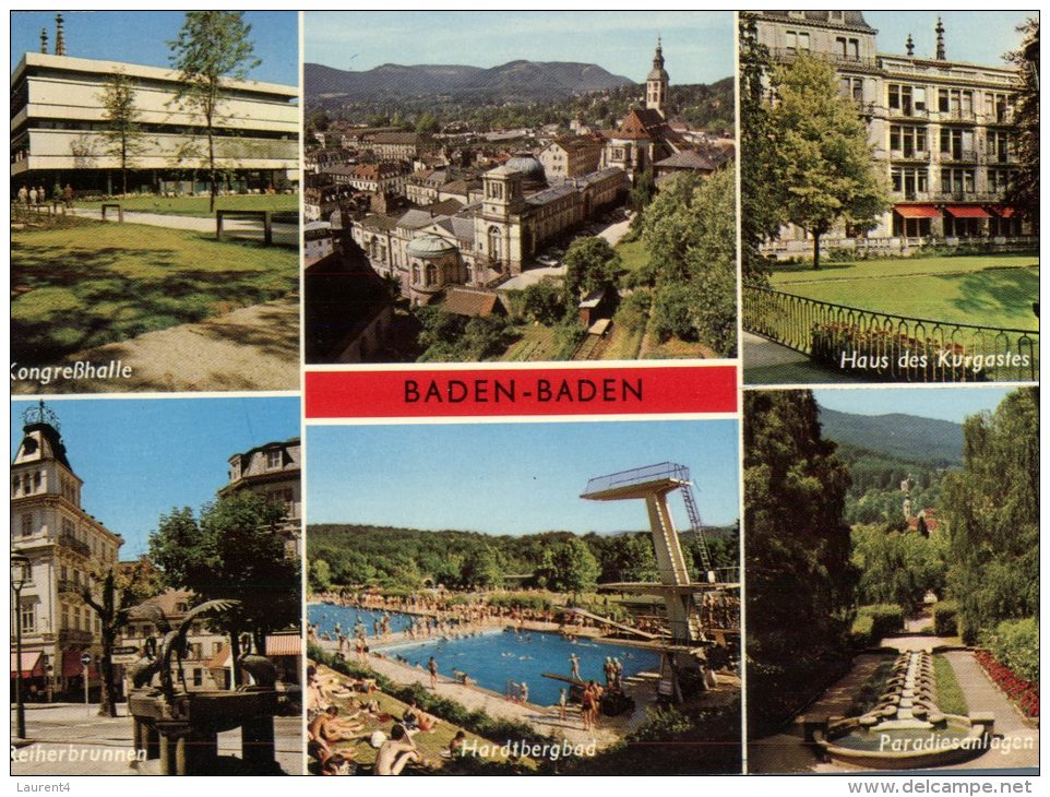 (222M) Germnay - Baden Baden Swimming Pool - Natation