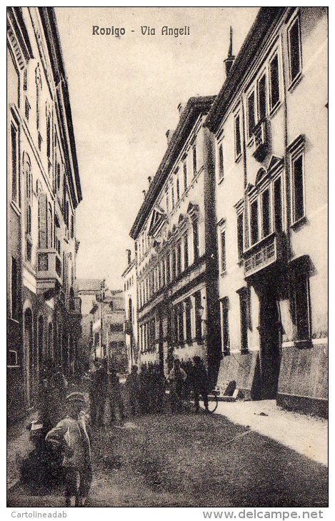 [DC8376] ROVIGO - VIA AGNELLI - Old Postcard - Rovigo