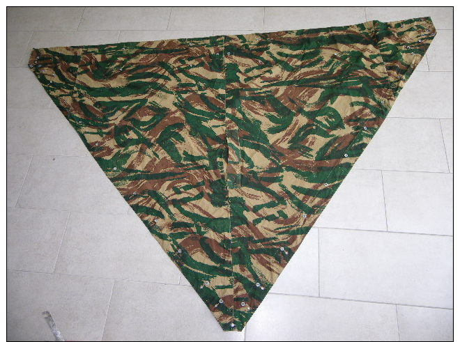 Toile De Tente, Puncho Camouflée, époque Indo Algérie - Equipement