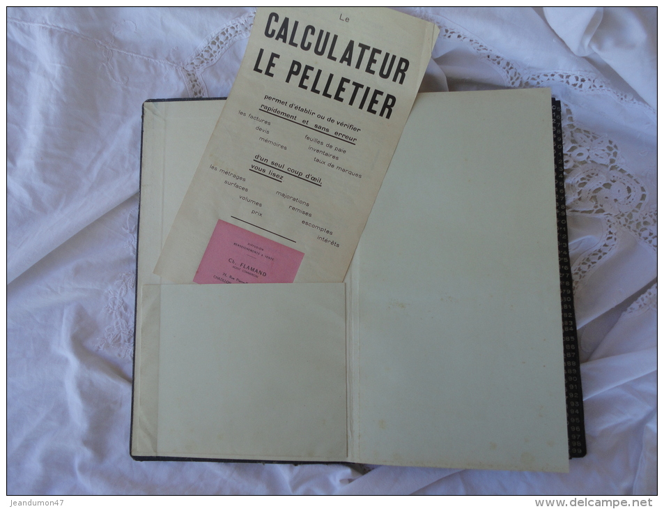 CALCULATEUR " LE PELLETIER ". EN EXCELLENT ETAT. - Otros Accesorios