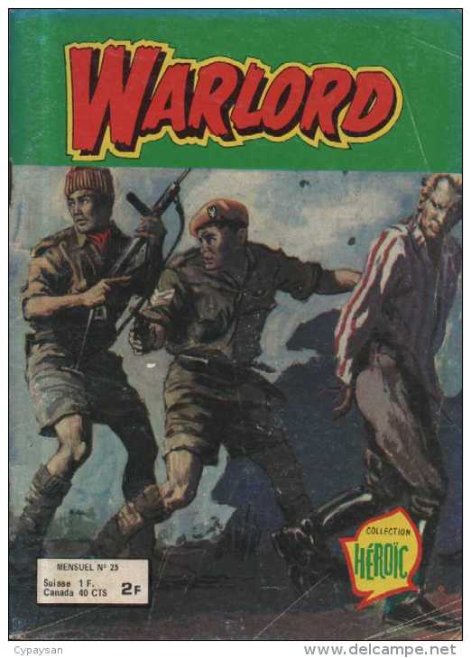 WARLORD N° 25 BE AREDIT 09-1978 - Arédit & Artima