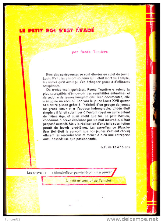 Renée Tesnière - Le Petit Roi S'est évadé - Bibliothèque Rouge Et Or Souveraine N° 691 - ( 1967 ) . - Bibliotheque Rouge Et Or