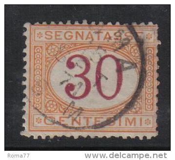SS1064 - REGNO 1870, Segnatasse Il 30 Cent N. 7 . Used - Taxe
