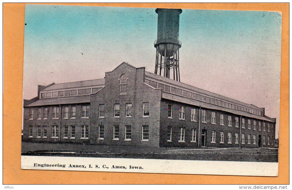 Engineering Annex ISC Ames Ia 1915 Postcard - Ames
