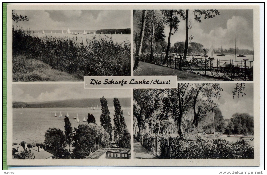 Die Scharfe Lanke/Havel, Um 1940/1950, Verlag: Herbert Meyerheim, Berlin-Wilmersdorf , Postkarte,  Erhaltung: I-II - Spandau