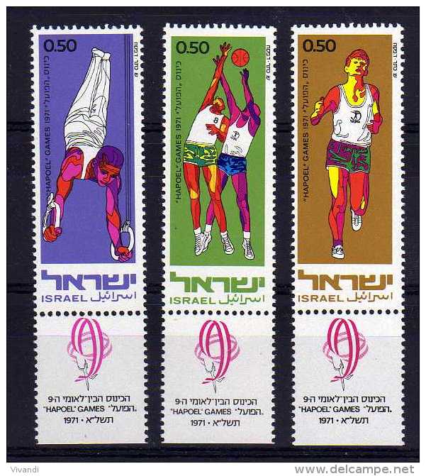 Israel - 1971 - 9th "Hapoel" Games - MH - Neufs (avec Tabs)