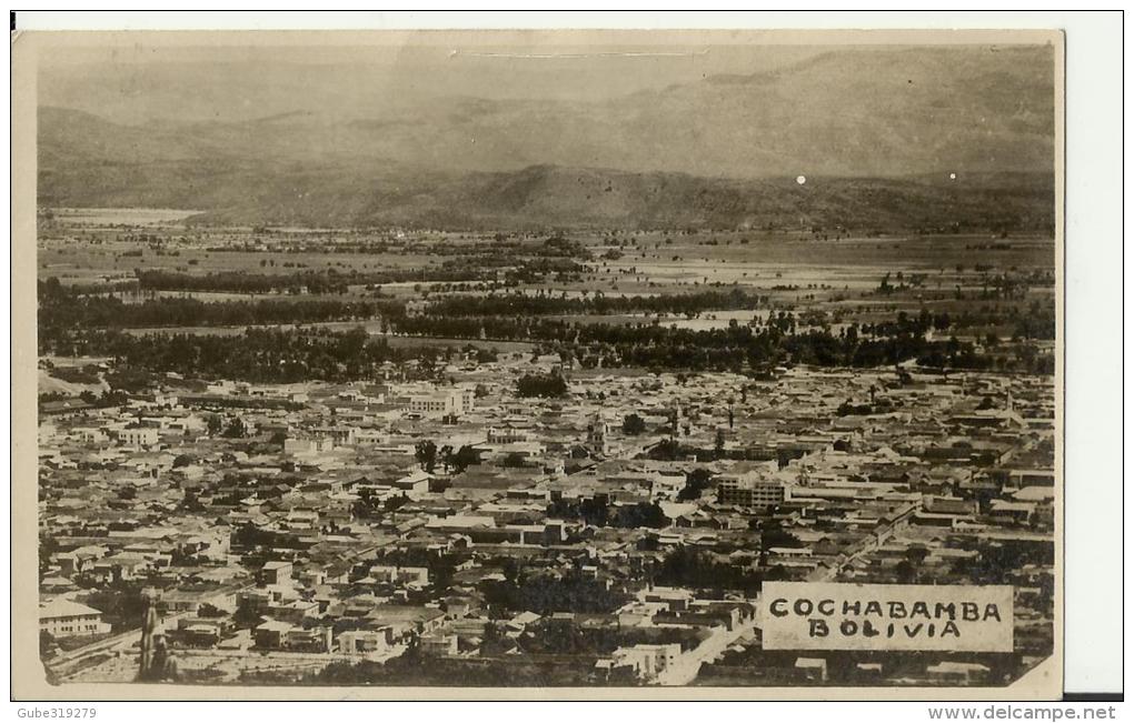 BOLIVIA 1925 ?? - POSTCARD - COCHABAMBA GENERAL VIEW WRITTEN ON BACK NOT CIRCULATED RE:875 - Bolivië