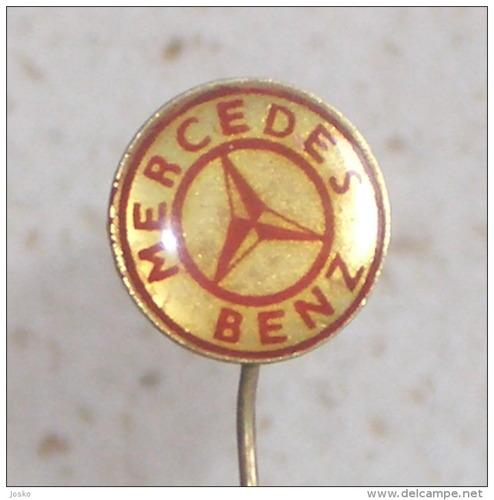 MERCEDES BENZ ( Germany ) * Vintage Pin Badge Distintivo Anstecknadel Deutschland Car Automobile Auto Cars Automobiles - Mercedes