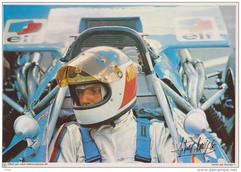 Photo Collection Elf Compétition N° 18 Johnny Servoz Gavin Pilote Elf - Car Racing - F1