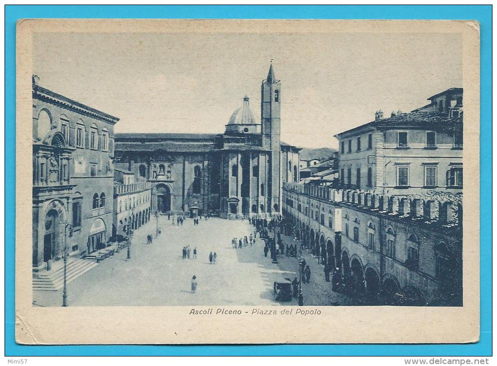 C.P.A. Ascoli Piceno - Piazza Del Popolo - Ascoli Piceno