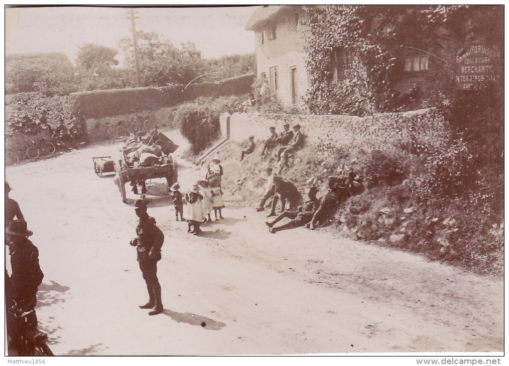 Photo Original 1904 EASTBOURNE, Willingdon, The Home Of A Car Rental Compagny, The Amount Path Downs (A33) - Eastbourne
