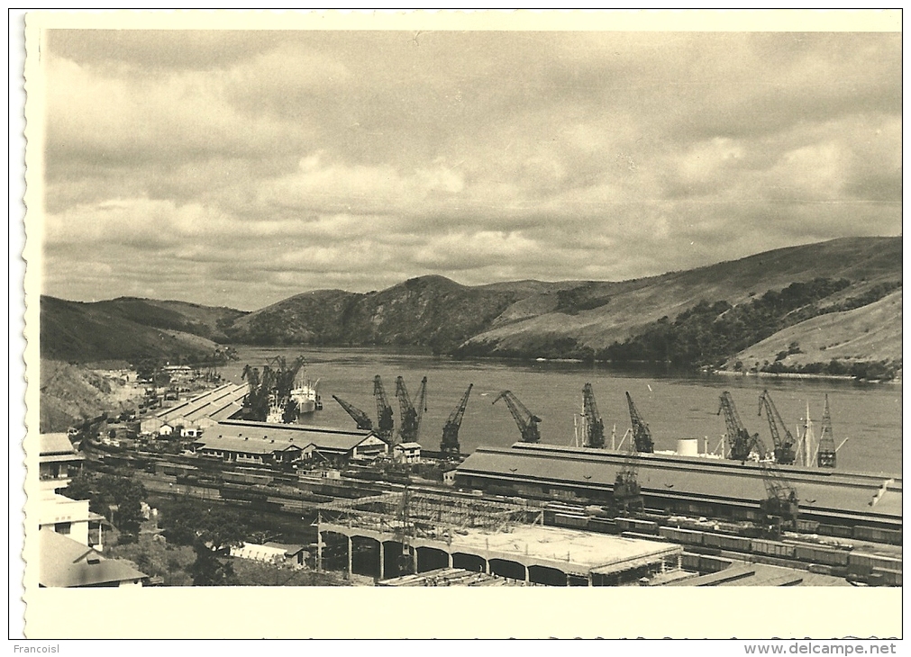 Congo Belge. Matadi. La Gare Et Le Port. Photo Gevaert. - Congo Belge