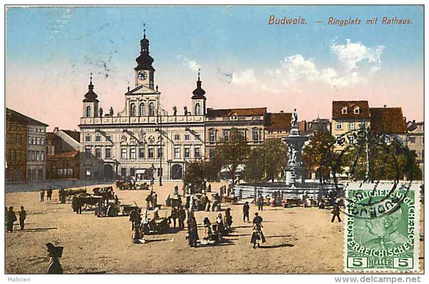 Tchequie -ref 59- Budweis   - Carte Bon Etat  - - Tchéquie