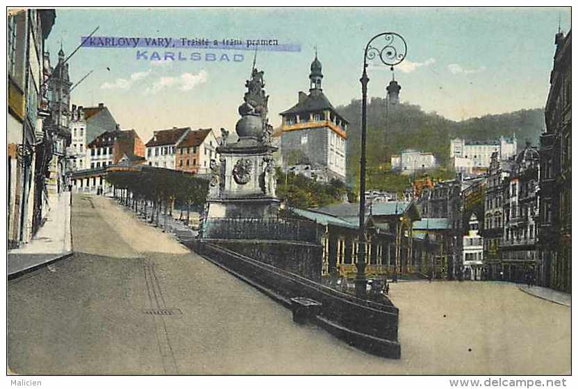 Tchequie -ref 27- Karlovy Vary - Karlsbad  - Carte Bon Etat  - - Tchéquie