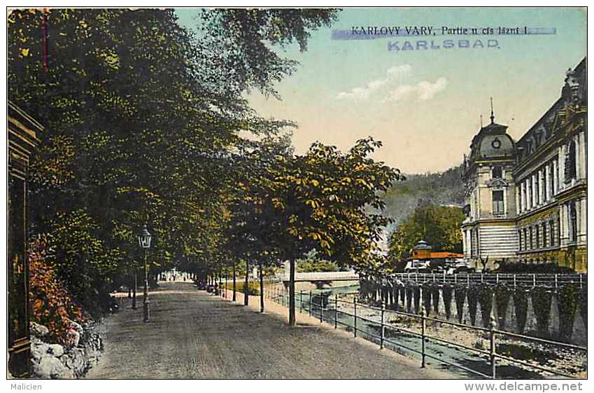 Tchequie -ref 26- Karlovy Vary - Karlsbad  - Carte Bon Etat  - - Tchéquie