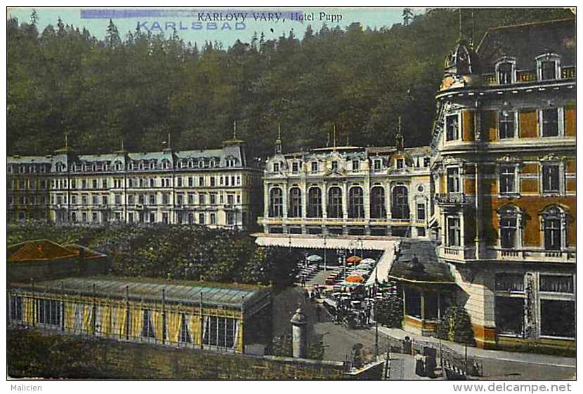 Tchequie -ref 25- Karlovy Vary - Karlsbad  - Carte Bon Etat  - - Tchéquie