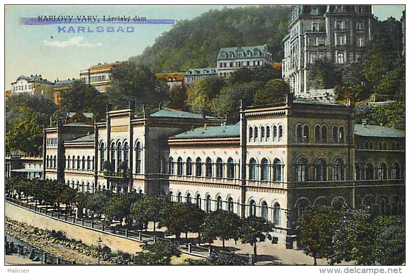 Tchequie -ref 23- Karlovy Vary - Karlsbad  - Carte Bon Etat  - - Tchéquie