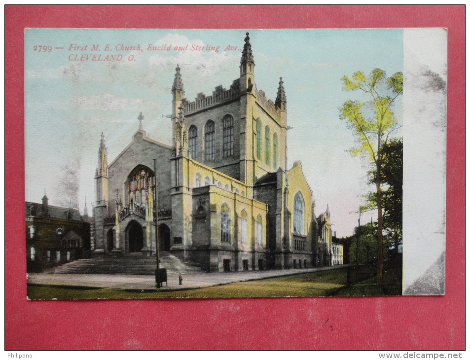 Cleveland,OH--First Methodist Episcopal Church--not Mailed--PJ228 - Sonstige & Ohne Zuordnung