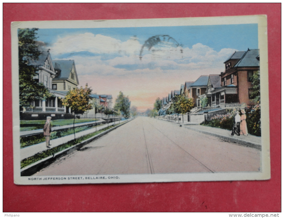 Bellaire,OH--North Jefferson Street--cancel 1916--PJ229 - Sonstige & Ohne Zuordnung