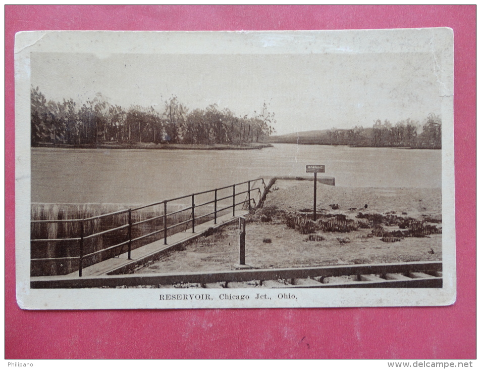 Chicago Junction,OH--Reservoir--cancel 1917--PJ229 - Altri & Non Classificati