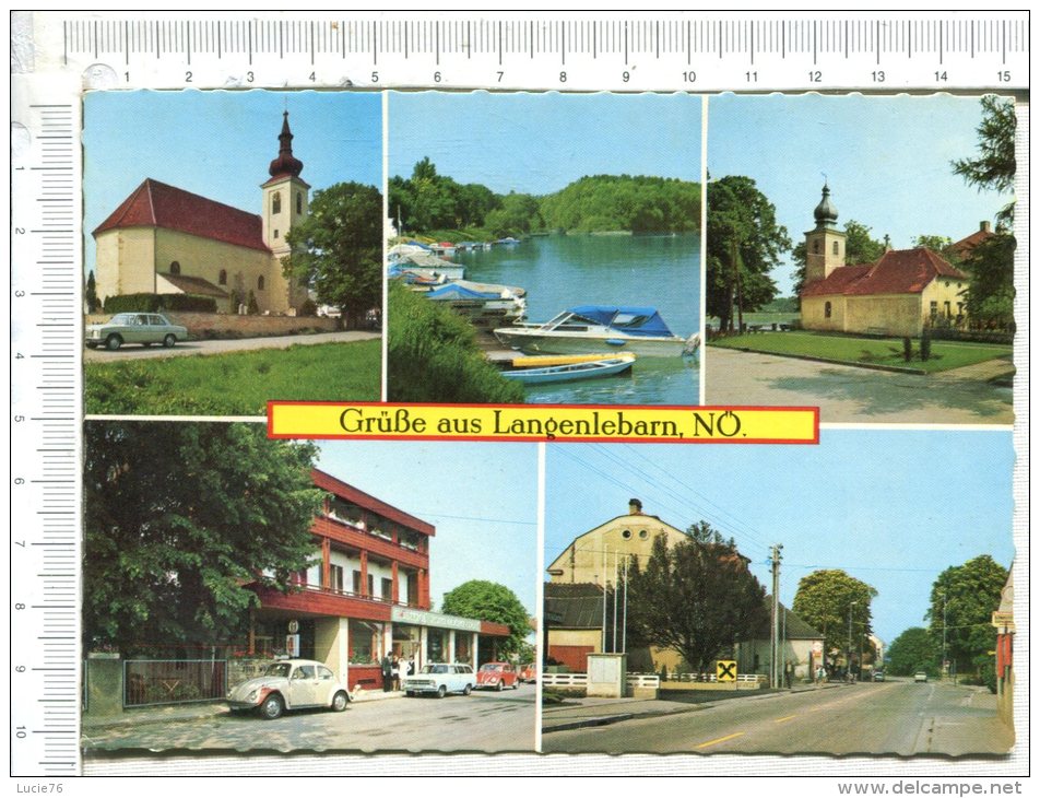 Grusse Aus LANGENLEBARN - NO - Kirche - Donaulande - Kapelle - Gasthof - Zum Roten Wolf - Wiener Strasse - Tulln