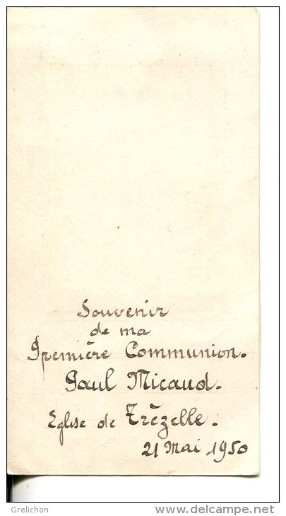 1ère Communion Paul Micaud 21 Mai 1950 - Communion