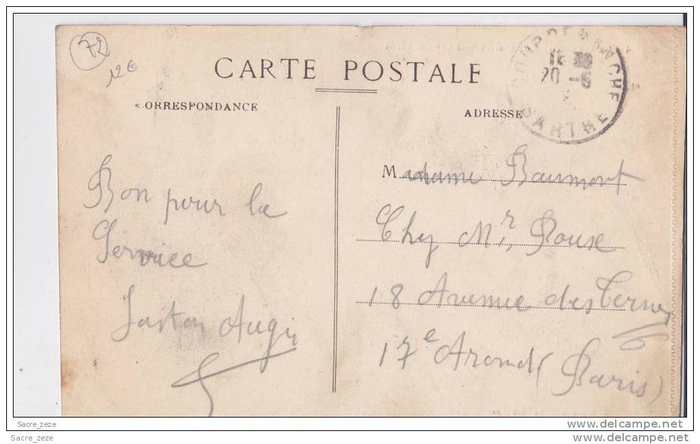 LE GRAND-LUCE(72)1910-rue Saint Facile-animée - Le Grand Luce