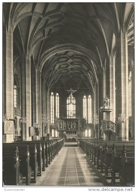 Old Black & White Zwickau Dom Blick Nach Dem Hochaltar Baubeginn 1112  Printed By Deutsche Fotothak Dresden - Zwickau