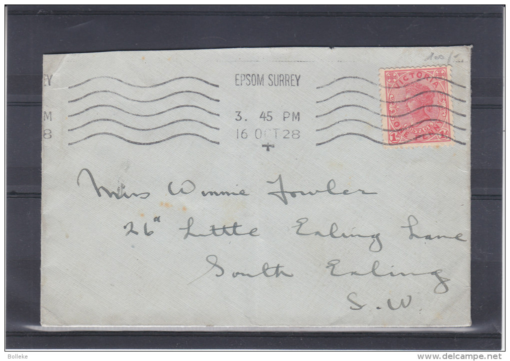 Australie - Victoria - Lettre De 1928 - Lettres & Documents