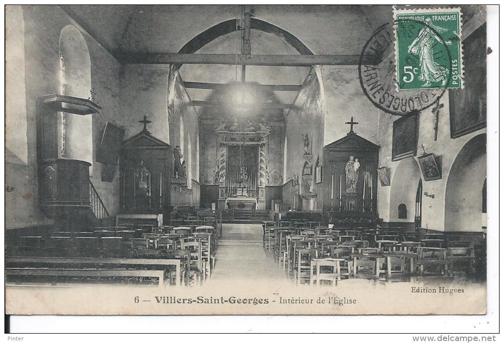 VILLIERS SAINT GEORGES - Intérieur De L'Eglise - Villiers Saint Georges