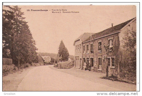 FRANCORCHAMPS 10 RUE DE LA GARE  MAISON L DUMONT BUISSON - Stavelot