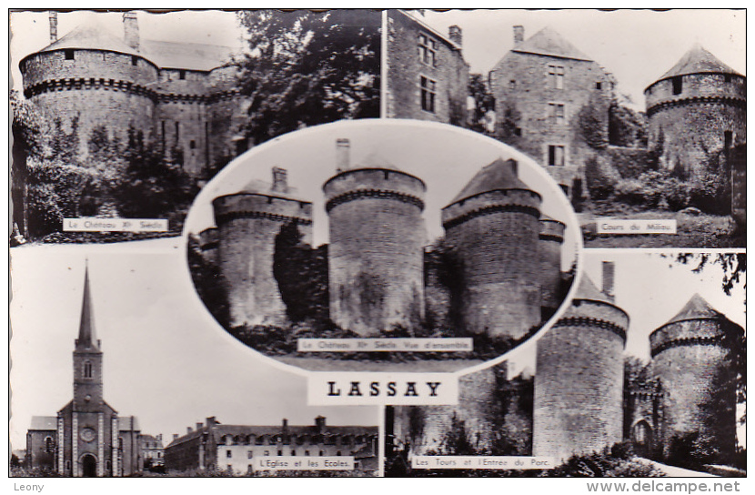 CPSM 9X14  De LASSAY (53) - Vues DIVERSES - Lassay Les Chateaux