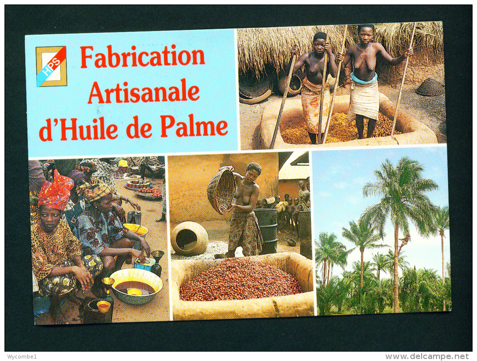 TOGO - Processing Palm Oil Used Postcard Sent To The UK As Scans - Togo