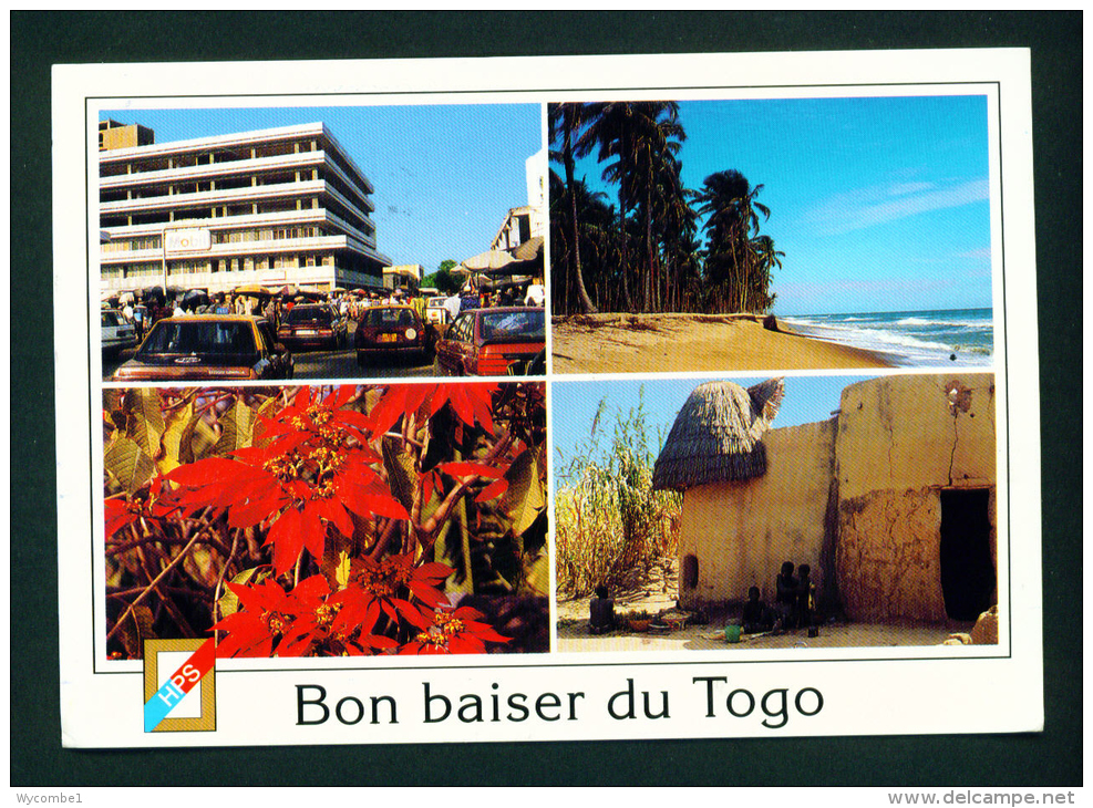 TOGO - Four Views Used Postcard Sent To The UK As Scans - Togo