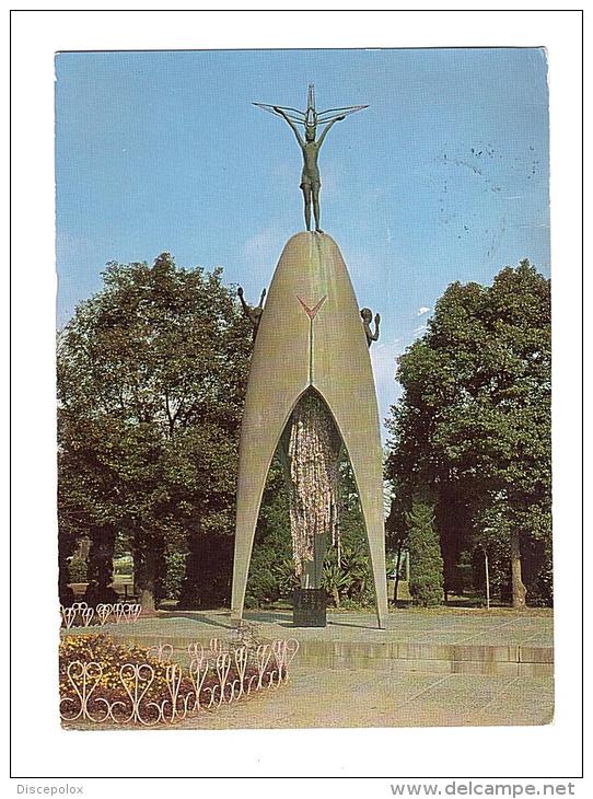 E2679 Hiroshima - Statue Of The Atomic Bomb / Viaggiata 1967 - Hiroshima