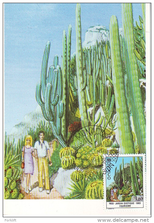 Monaco,Exotic Garden,cactus,MC,Carte Maximum Card,CM - Cactus