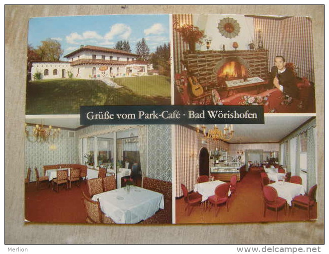 Deutschland - Bad Wörishofen - Restaurant  Park Café - Strong Crease !!!   D108209 - Bad Woerishofen