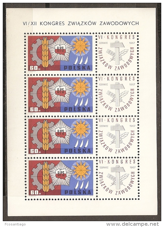 POLONIA 1967 - Yvert #1624 (minipliego) - MNH ** - Nuevos