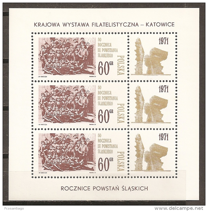 FILATELIA - POLONIA 1971 - Yvert #H51 - MNH ** - Exposiciones Filatélicas