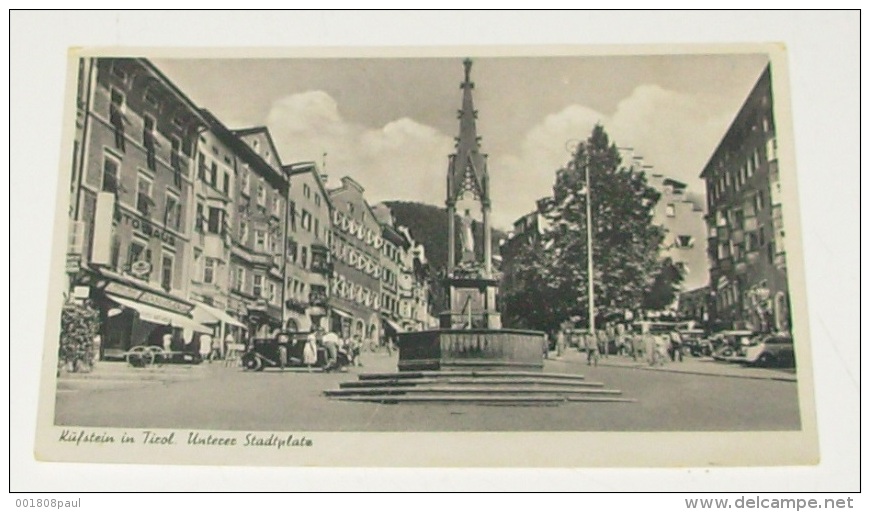 Kufstein In Ticol - Unterer Stadtplatz ::::::: Animation - Voitures - Automobiles - Tacots - Kufstein